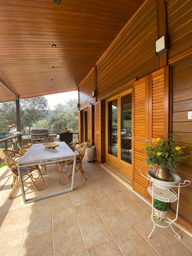 Wooden House Villa Minde Bagian luar foto