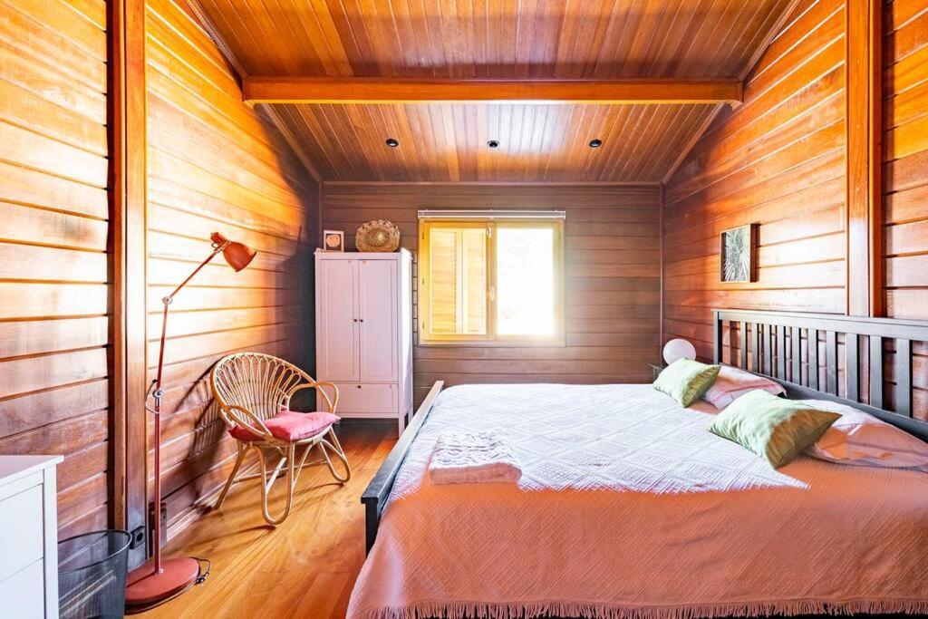 Wooden House Villa Minde Bagian luar foto